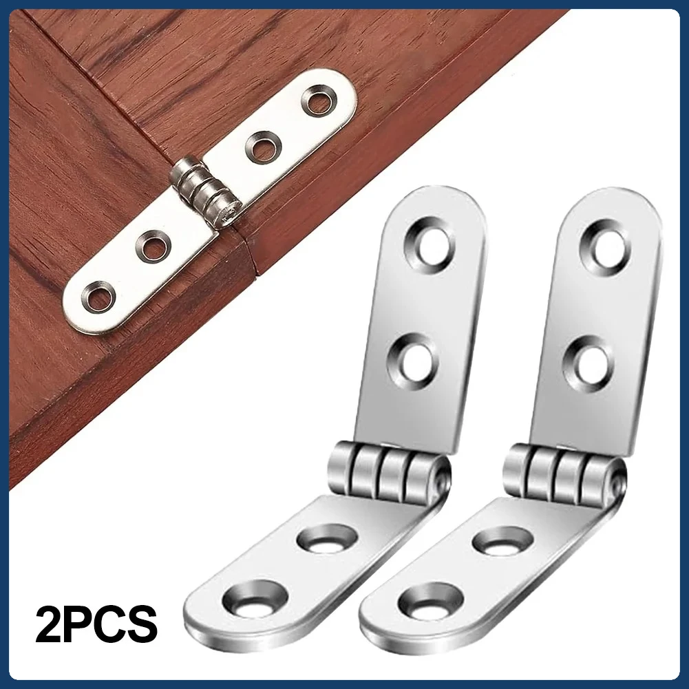 2pcs Furniture Hinges Folding Table Cabinet Door Hinge Flush Mounted Hinges For Kitchen Furniture Folding Table Hardware Parts