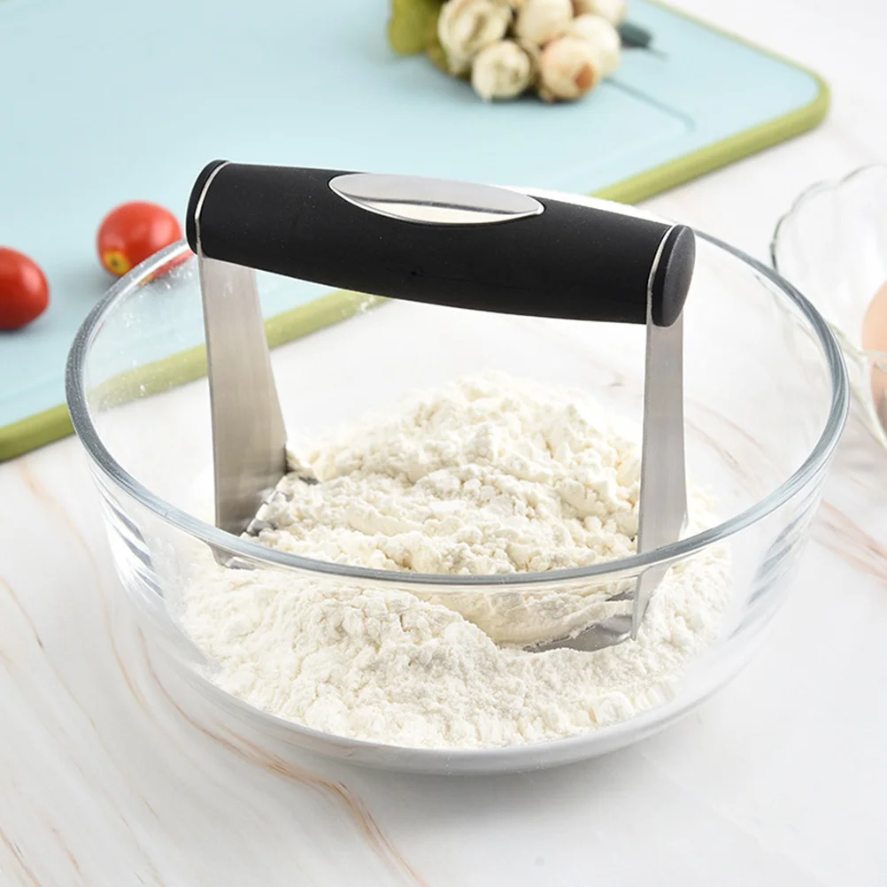 

Heavy Duty Pastry Blender Stainless Steel Dough Cutter for Flour Mixing Baking Supplies Metal Dough Scraper Kitchen Pastry Press