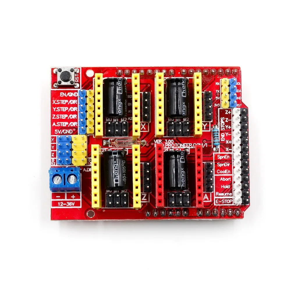 New cnc shield v3 engraving machine expansion board 3D printer A4988 driver board