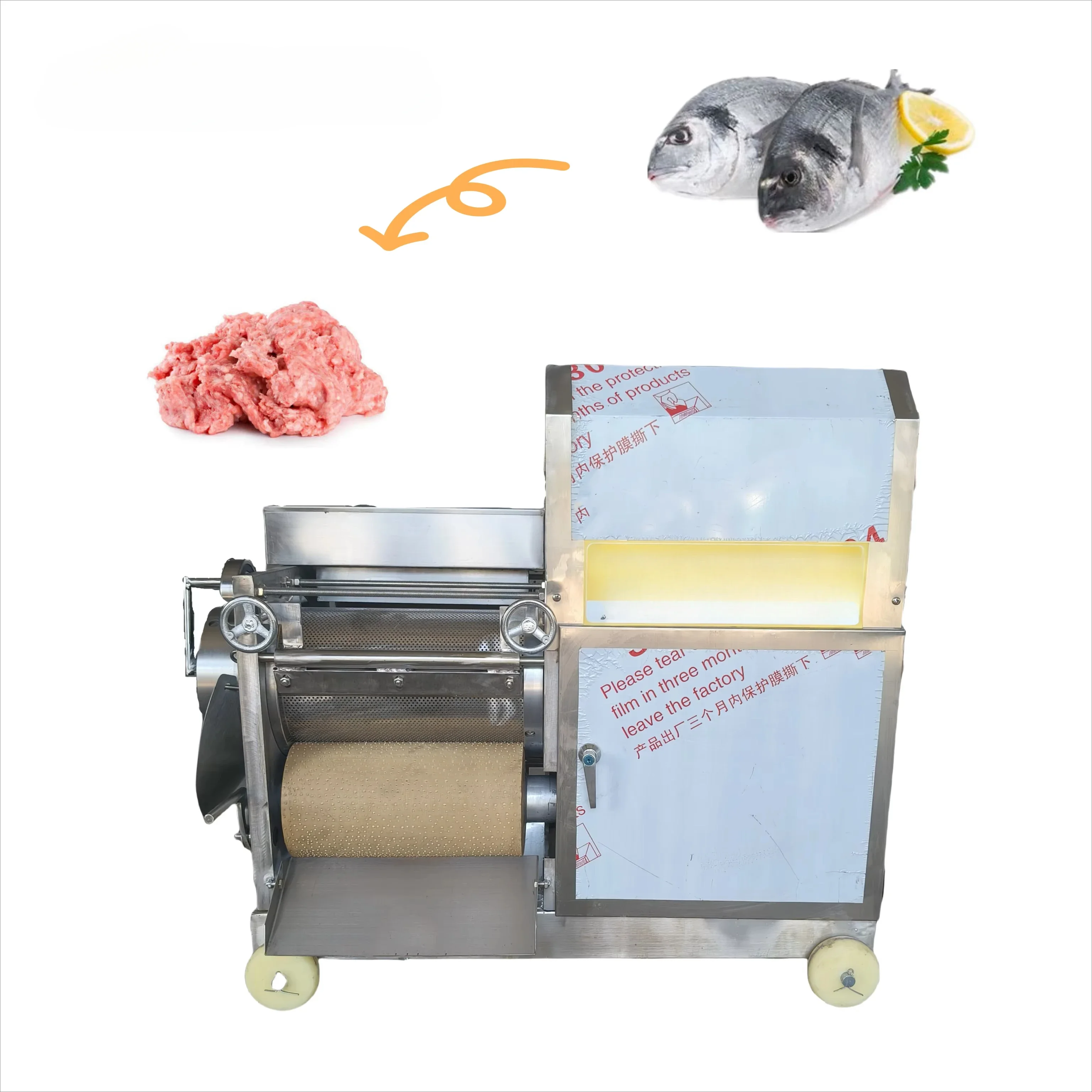 High Efficient Crab Meat Removing Equipment Stainless Steel Fish Meat Picking Machine Durian Meat Picking Machine