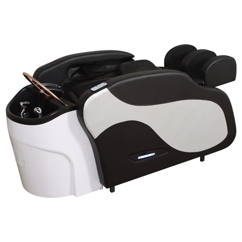 

High-end automatic intelligent electric massage shampoo bed with water heater water circulation barber shop hair salon special