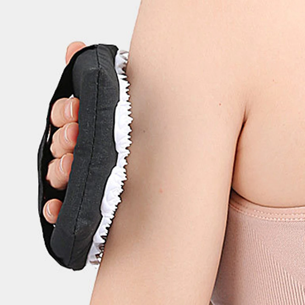 

2pcs Massage Gloves Handheld Manual Massager Mitts Flower Buckle Back Neck Shoulder Leg Foot Palm Tool Muscle