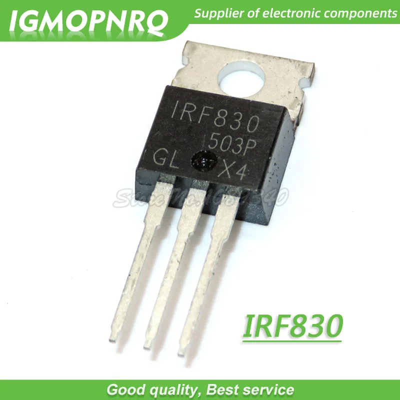 20pcs IRF830 IRF830PBF TO-220  MOSFET N-Chan 500V 4.5 Amp new original