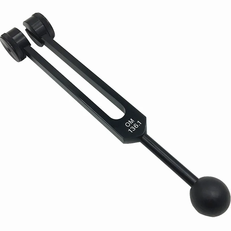 black-aluminum-alloy-tuning-fork-om1361-yoga-tuning-forks-meditation-medical-healing-diapasons-tuning-fork-musical-instrument