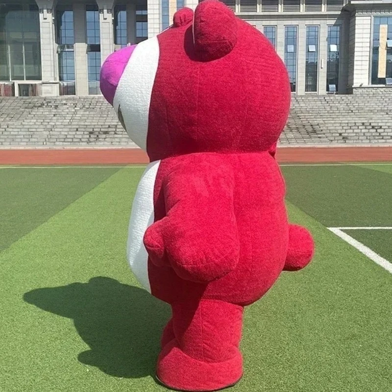 Mascota inflable de 260cm, oso de fresa, Lotso, disfraz de dibujos animados de peluche, ceremonia publicitaria, accesorios de fiesta de animales, disfraces de Cosplay