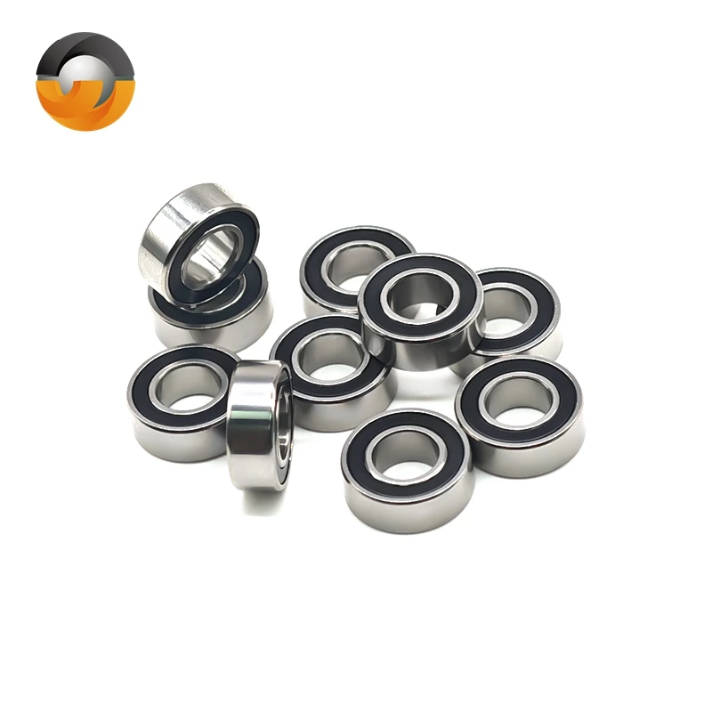10Pcs S686-2RS Bearing 6x13x5mm ABEC-7 Stainless Steel Rubber Sealed Miniature Ball Bearing for Fishing Reel RC Hobby DIY