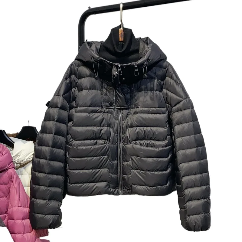 

Autumn and Winter Tops,high Street Down Jackets,women's New Short Hooded Fashion Versatile Design Warm Jacket,super Good-looking