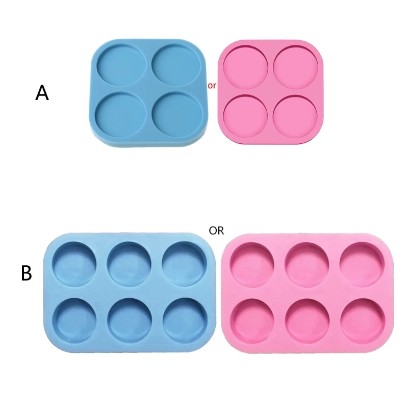 

Round Phone Grip Mold Diy Silicone Resin Casting Mold Suitable for Home Crafts Drop Shipping