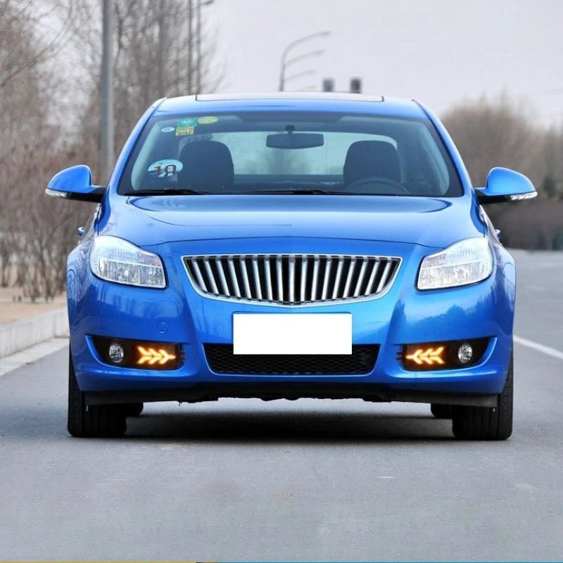 For Buick Regal 2009-2013 Daytime running lights flow steering modified front fog lights durable exterior accessories