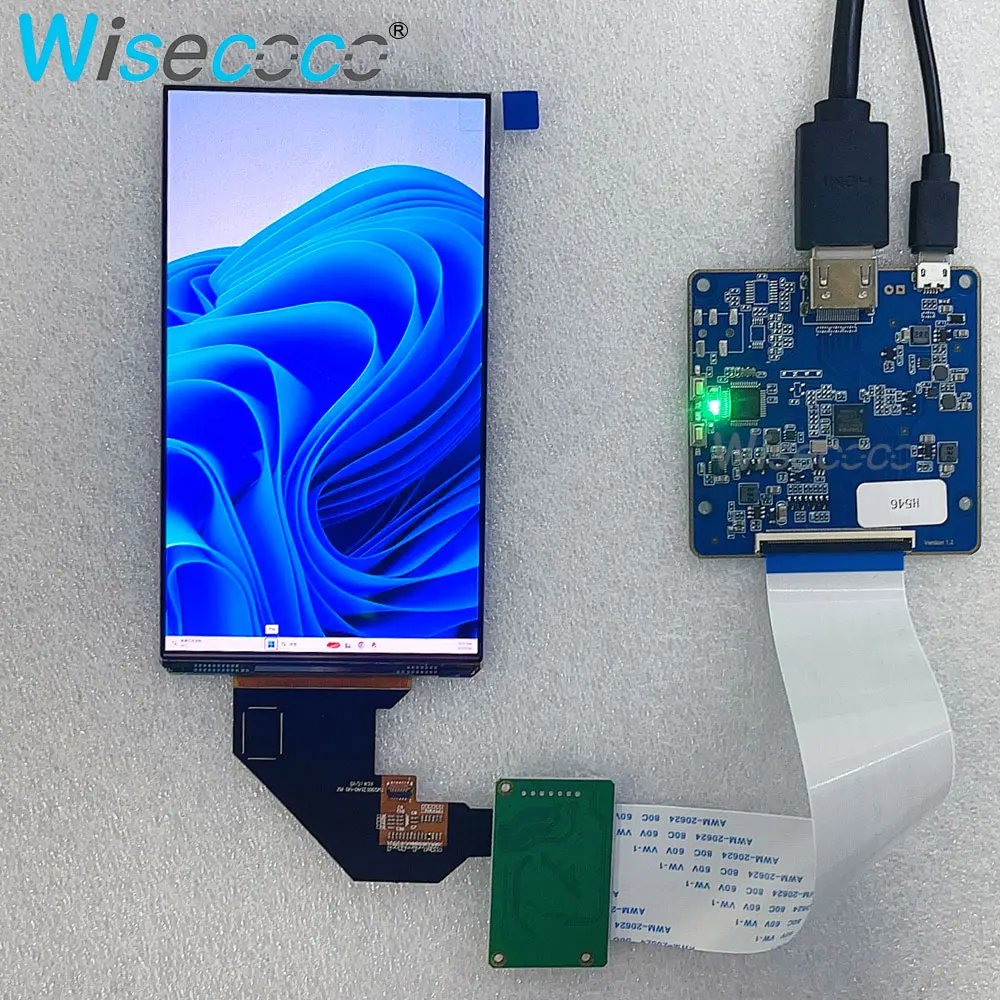 5.5 Inch AMOLED 1080x1920 FHD OLED Display IPS Screen MIpi Driver Board Wide Temperature DCI-P3 sRGB H546DLB01.1