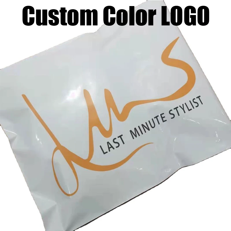 compostable mailing poly mailers design white polymailer bags logo printed courier pouch custom