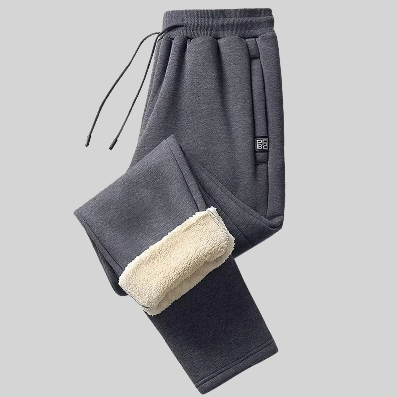 Women’S Fleece Lined Sweatpants Slim Fit Small Leg Pant Drawstring Autumn Winter Straight Leg Jogger Trouser Long Sport Trousers