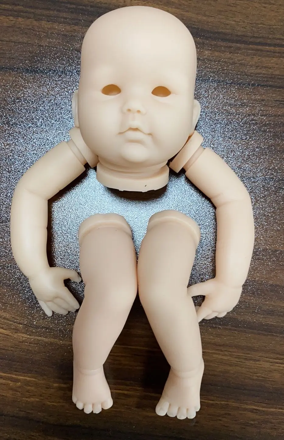 Zestaw Lalki Reborn Mina Mini 10 Cali Niedokończony Niemalowany Części Lalki Zawiera Ciało i Oczy Prezent Urodzinowy Świąteczny dla Dziecka