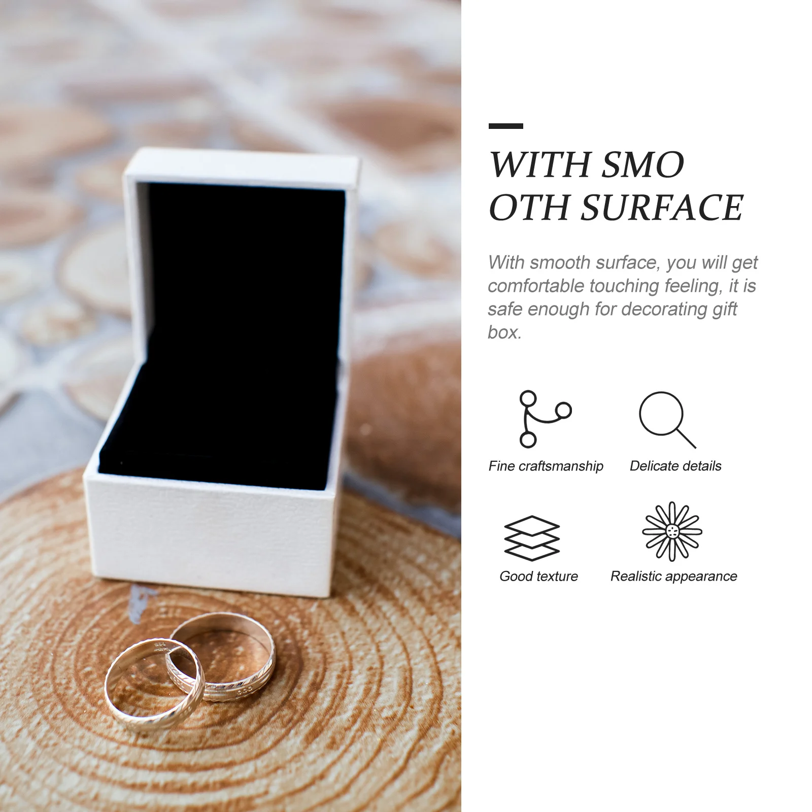 

Durable Adhesive Felt Patches 5 Sheets for Jewelry Boxes Smooth Touch Safe Decorative Liner Long Time Use Felt