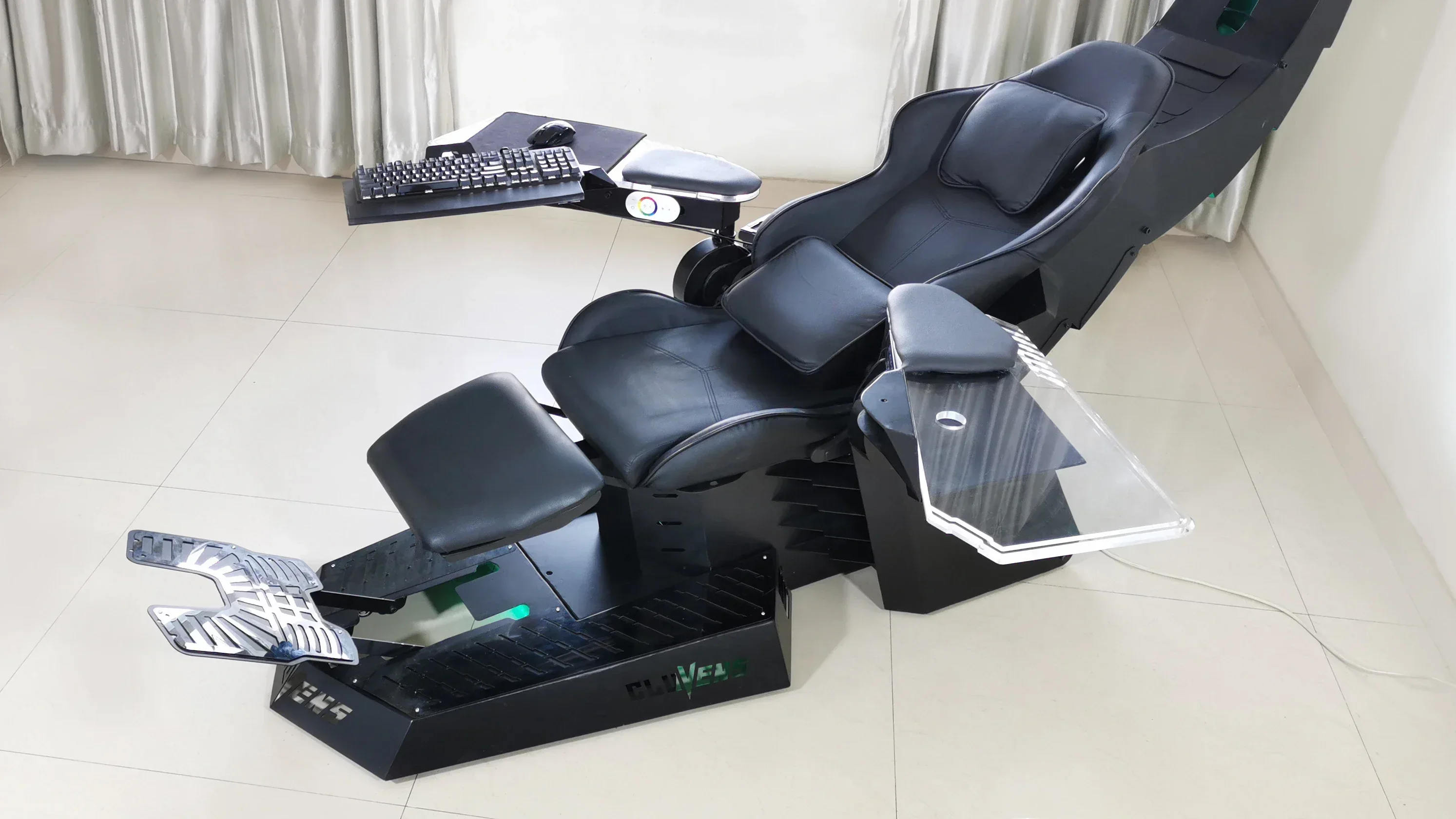 Kursi PC Veryon zero gravity recline J20 Veryon PC dengan panas dan pijat as kokpit predator melalui INGREM