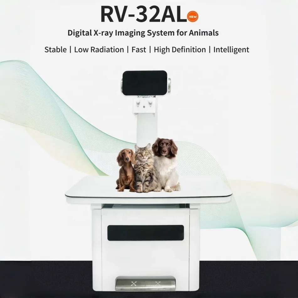 USMILEPET Newly Upgraded Digital X-ray Machine, Ultra-high Stability Veterinary Digital Radiography System for Animal Diagnosis