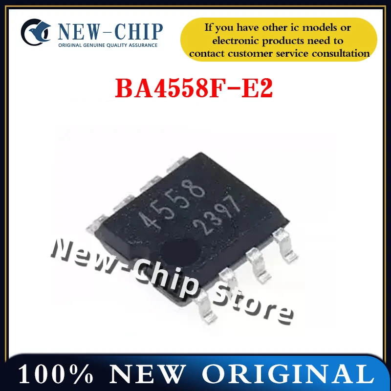 10PCS-500PCS/LOT BA4558F-E2 4558 SOP-8 Nowy oryginalny BA4558