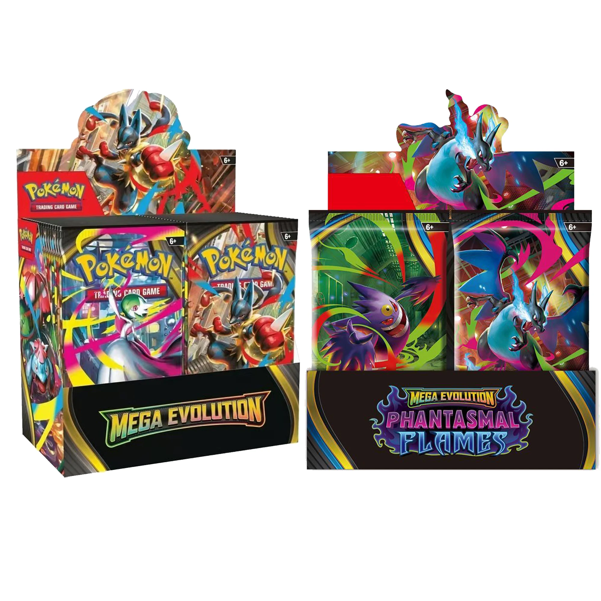 Paquete de 360 Cartas Pokémon Serie M2 - Cartas Flash Evolución Scarlet Phantasmal Flames - Juego de Cartas Coleccionables Pokémon