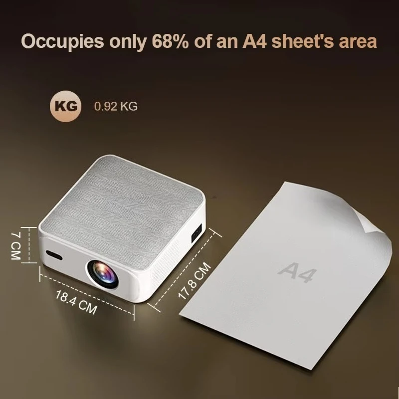 Video Projector 4K Mini Portable Projecteur 4K Decoding Screen Mirroring 4k Wifi Full hd Projector 4K Smart Android Projector