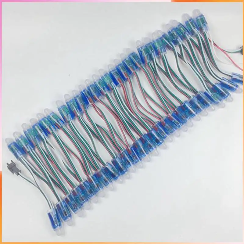 

A93Z 300 шт./лот 12 мм WS2811 2811 IC RGB светодиодный модуль пикселей гирлянда IP68 5 В праздники/Рождество/фестиваль