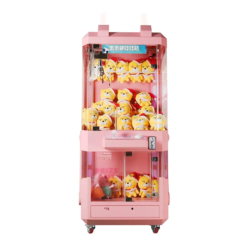 Hot Selling High End Commercial Cute Rabbit Claw Arcade Machine for Fully Transparent Prize Doll Made of Durable Iron