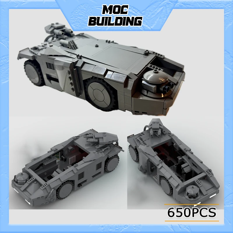 MOC Building Blocks UCS Military Series Armored Vehicle M577 Apc Army Aliens Toys DIY Assemble Bricks Collection Creative Gifts