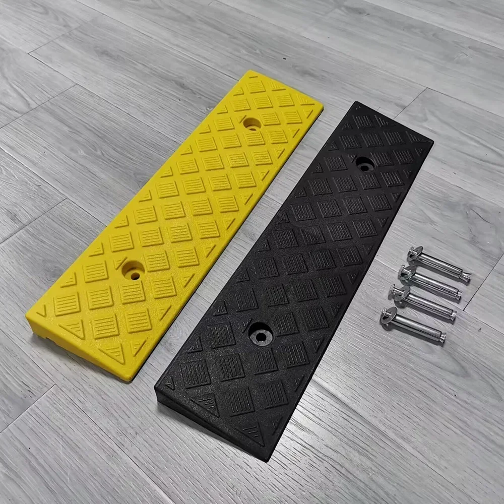 Threshold Ramp Rise Door Ramp Car Ramp Curb Ramp for Loading Docks Garage Sidewalk Truck Scooter Bike Motorcycle And