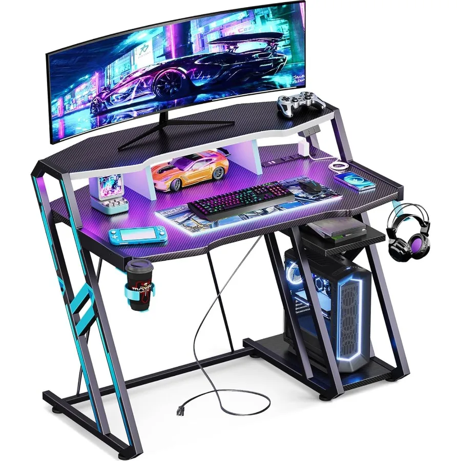 Gaming Desk With Po…