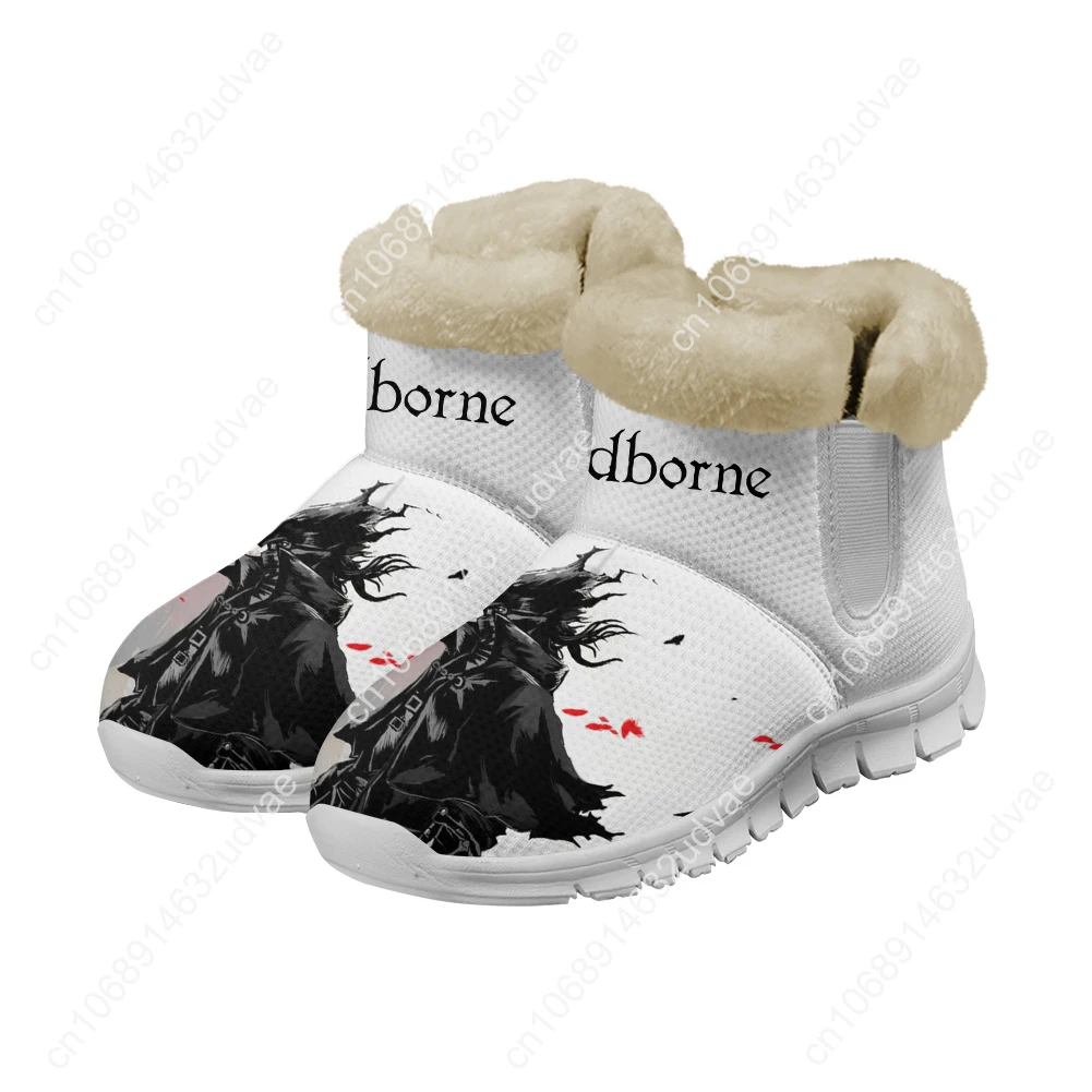 

Bloodborne Snow Boots Mens Womens Teenager Shoes Keep Warm High Quality Casual Lightweight Couple Sports Custom Sneakers