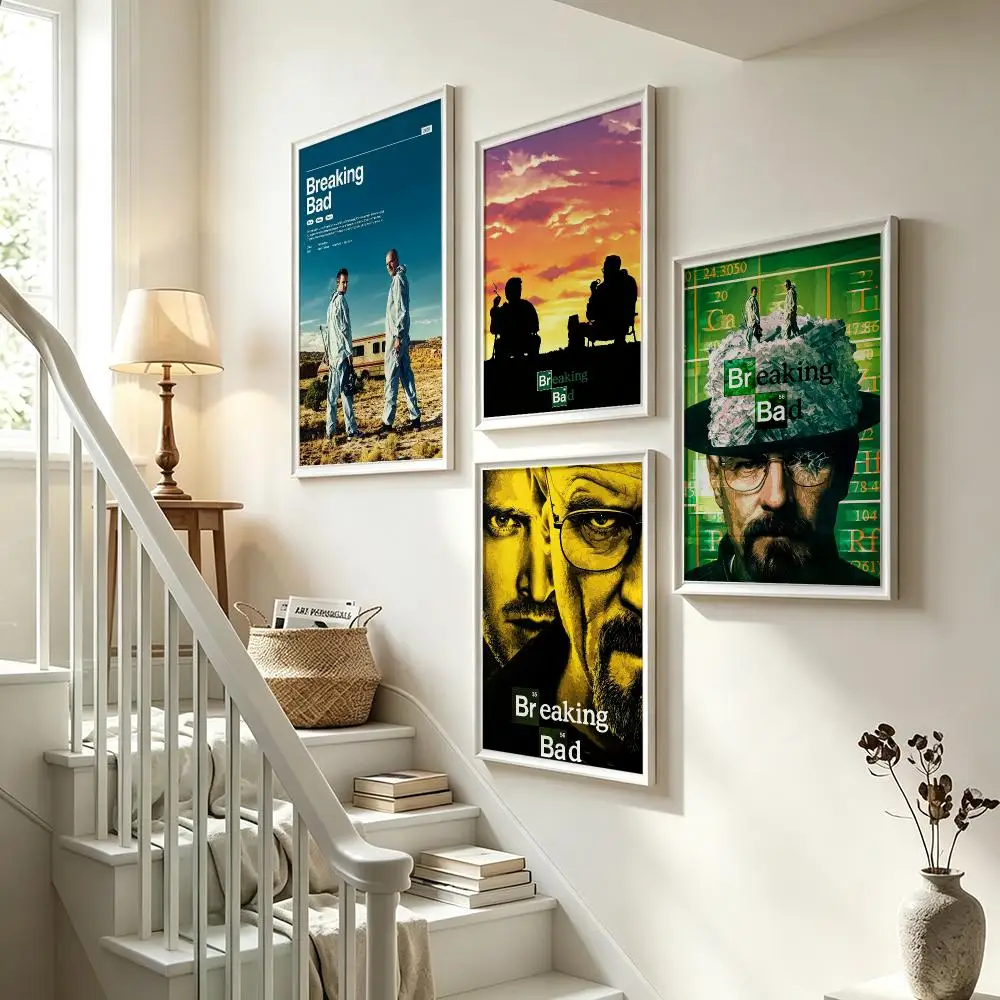 series Breaking Bad Poster Poster HD Waterproof Self-adhesive Art Print Wall Decor for Bedroom Living Room Gift