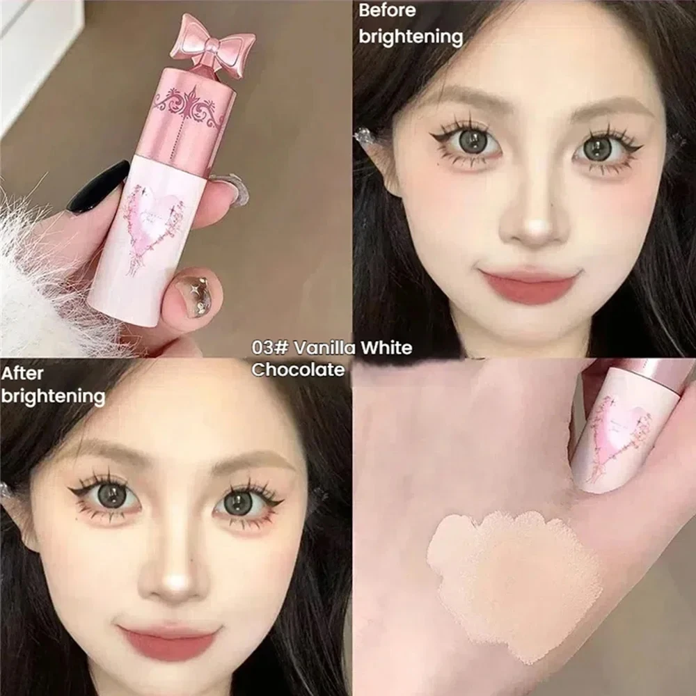 Hellrosa Aufhellender Concealer Flüssig Matt Wasserfest Abdeckt Flecken Akne Hautton-Korrektor Gesichtskontur Gemischte Basis-Make-up-Basis – Detail 15
