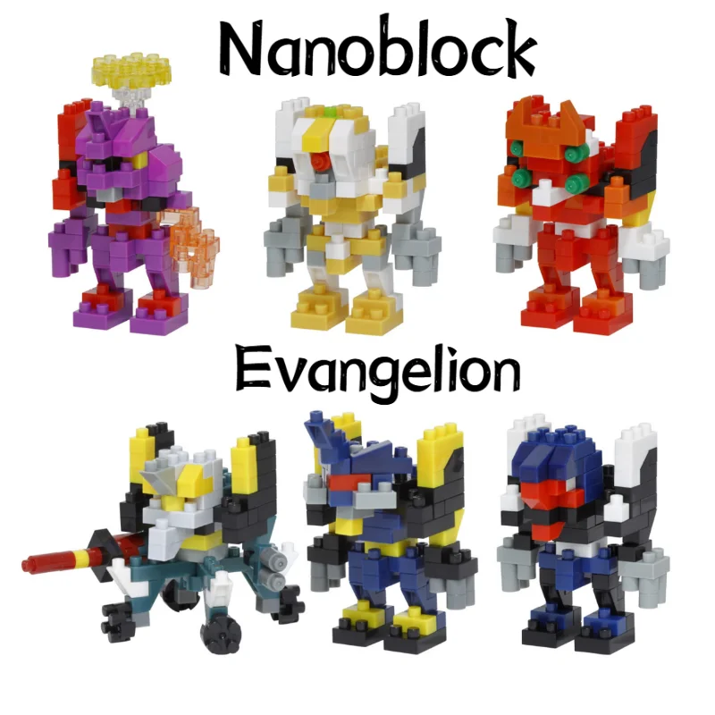 Original Nanoblock Micro Mini Building Blocks Eva Blind Bag Vol 1 Vol 2 Diy Assembly Toy Collectible Assembling Toy Gift