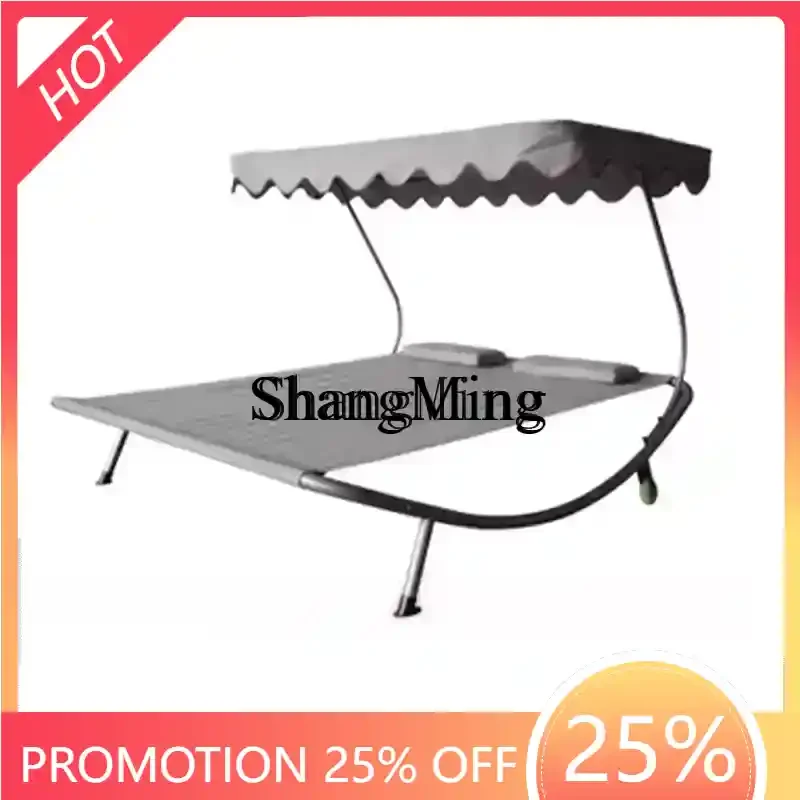 

CL Swing Hammock Lying Courtyard Outdoor Terrace Swing Indoor Cradle Balcony Wrought Iron Hammock