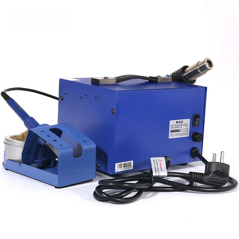 862BD + Two-in-One Digital Display Hot Air Soldering Station with Adjustable Temperature and Constant Temperature Function