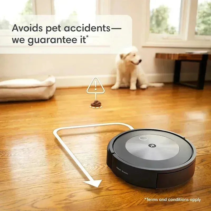 PMD4-iRobot Roomba Combo j5 Robot - 2-in-1 Vacuum with Optional Mopping,Identifies &Avoids Obstacles Like Pet Waste & Cords,