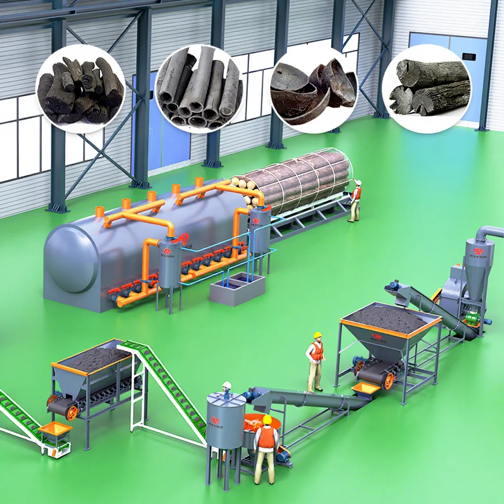 Manufacturer Carbonizing Furnace Carbonization Stoves Charcoal Carbonization Furnace Coconut Shell Carbonization Furnace