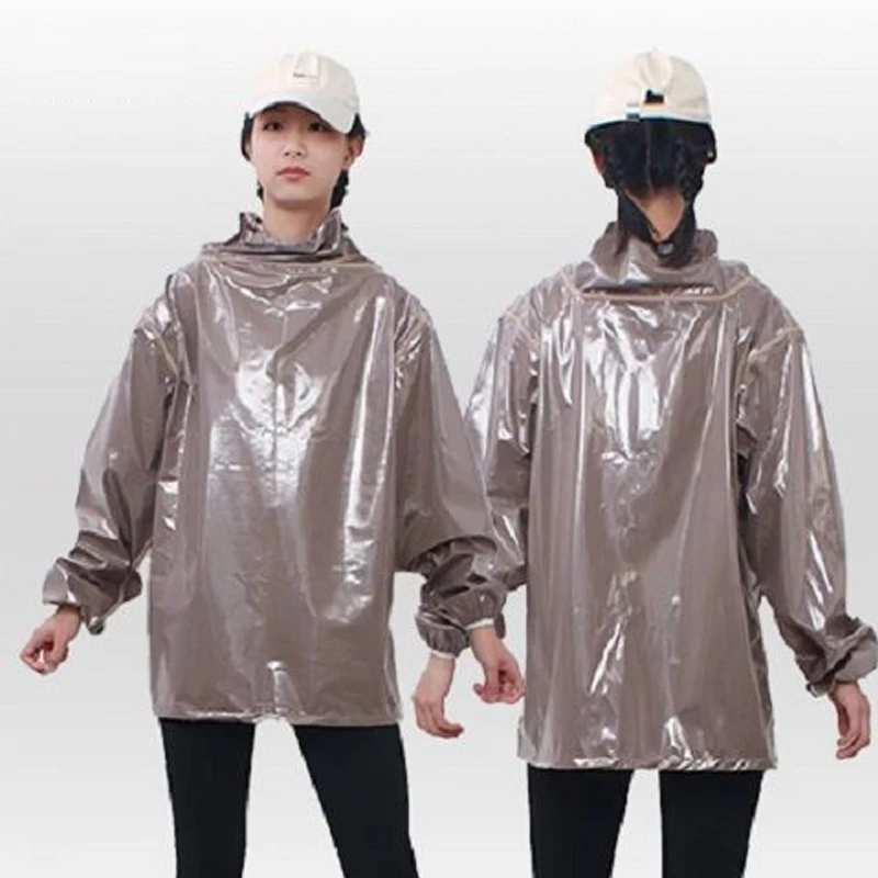 Impermeabile da donna per uomo allentato con cappuccio, impermeabile, antipioggia, per sport all'aria aperta, ciclismo, motociclista, vestiti da pioggia