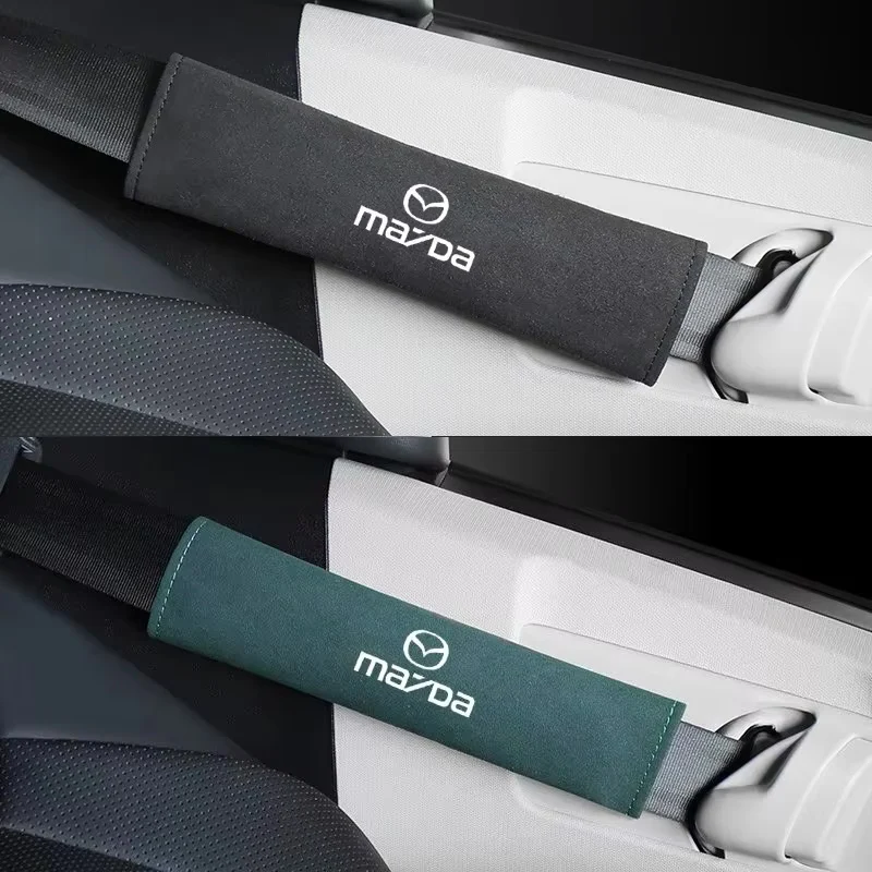 

2 шт. для Mazda, чехлы на ремни безопасности, защитная накладка на плечо MX5 6 Atenza 3 Axela 2 CX3 CX5 CX7 RX7 626 CX30, декоративная наклейка