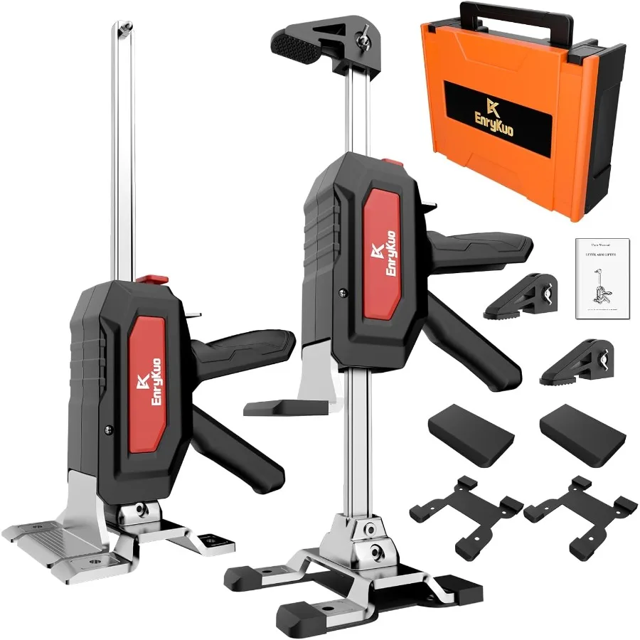 

Трудосберегающий подъемник, комплект из 2 предметов мебельных подъемников из нержавеющей стали с двухскоростным ручным подъемником для настольной мебели для легкого шкафа Floori