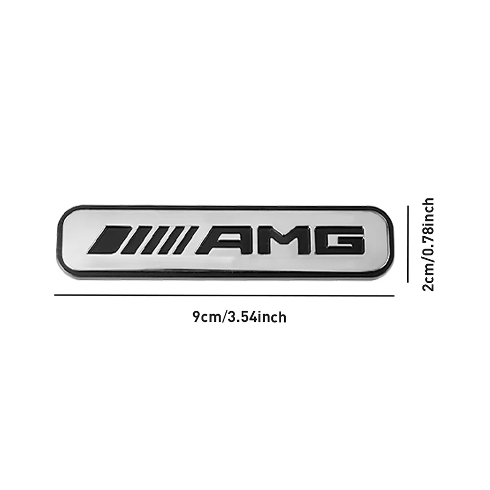 3D ABS Car Styling Body Rear Trunk AMG Emblem StickerDecor  for Mercedes Benz A E C G M R S Class Smart Fortwo 451 W203 W202 Gla