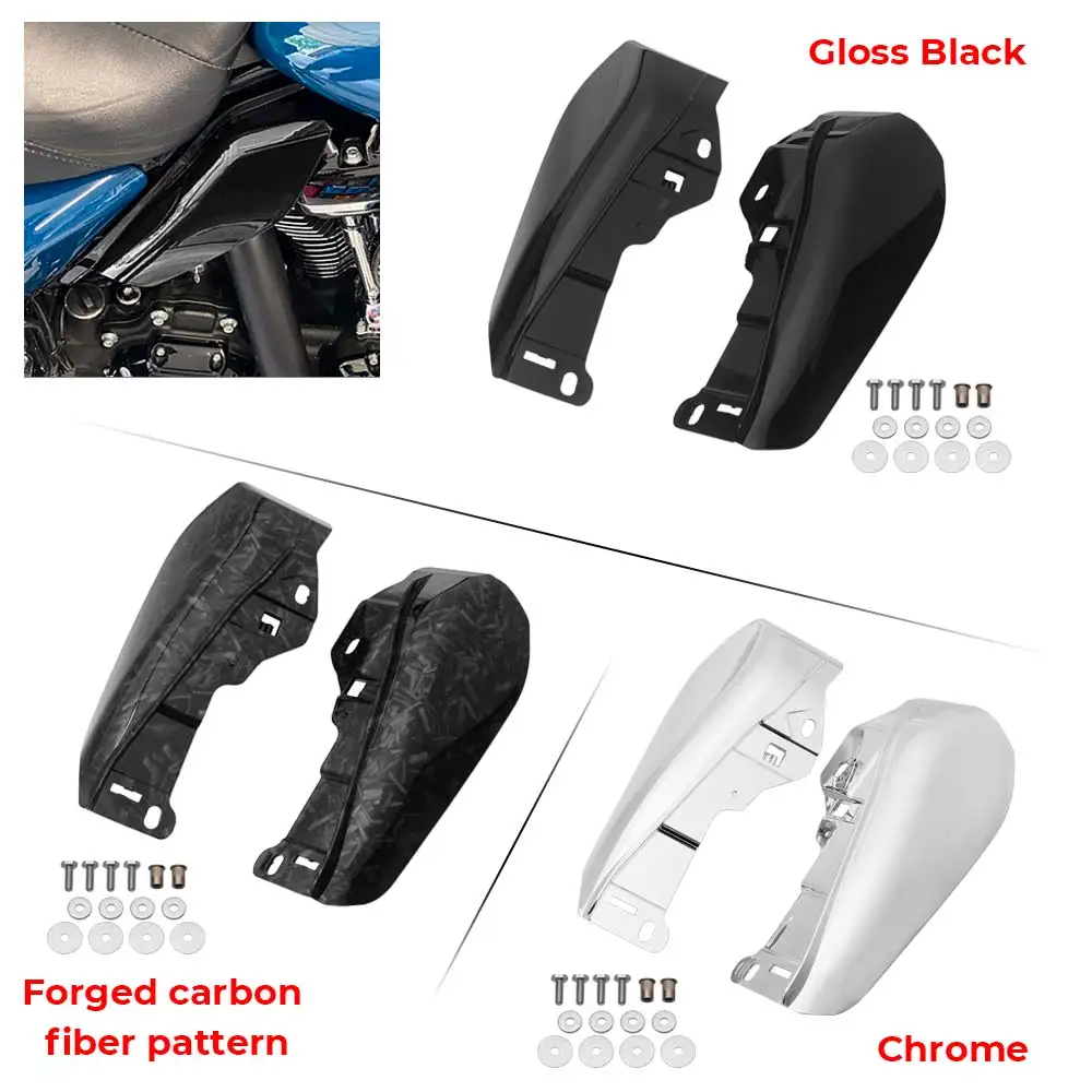 

1 Pair Chrome Mid-Frame Air Deflectors Fit For Harley‑Davidson Road Glide ST Special FLTRXSTSE 2024 2025 2026‑Later Motorcycle