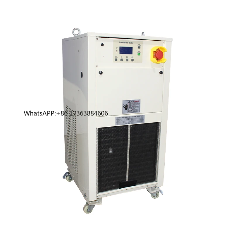 CRH-10 Manufacturer's Small Air-Cooled Oil Cooler with 3kw Oil Tank New Industrial Water Cooled Chiller Machine Automatic