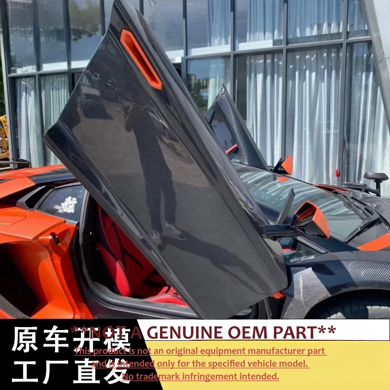 For Lamborghini Aventador LP700 Upgrade SVJ Style Carbon Fiber Door Panel Body Kit Modification Accessories view 2