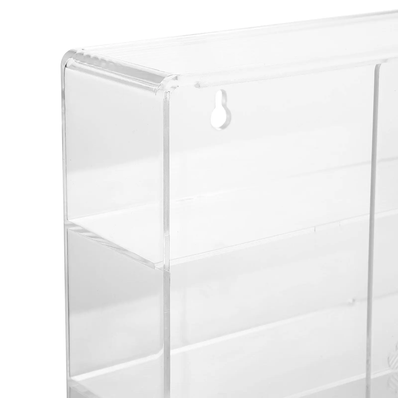 Transparent Makeup Storage Organizer for Vanity Desk Countertop with 4 Removable Segments Lipstick Skincare Perfume Essential