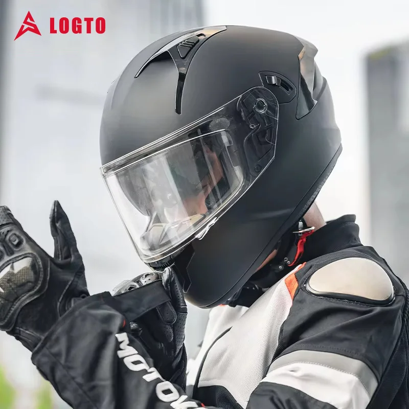 LOGTO Visor Film Anti Fog Motorcycle Helmet for Scorpion R1 Air MX701 AGV K3 K4 HJC rpha 1N Helmet Accessories Anti fog Film