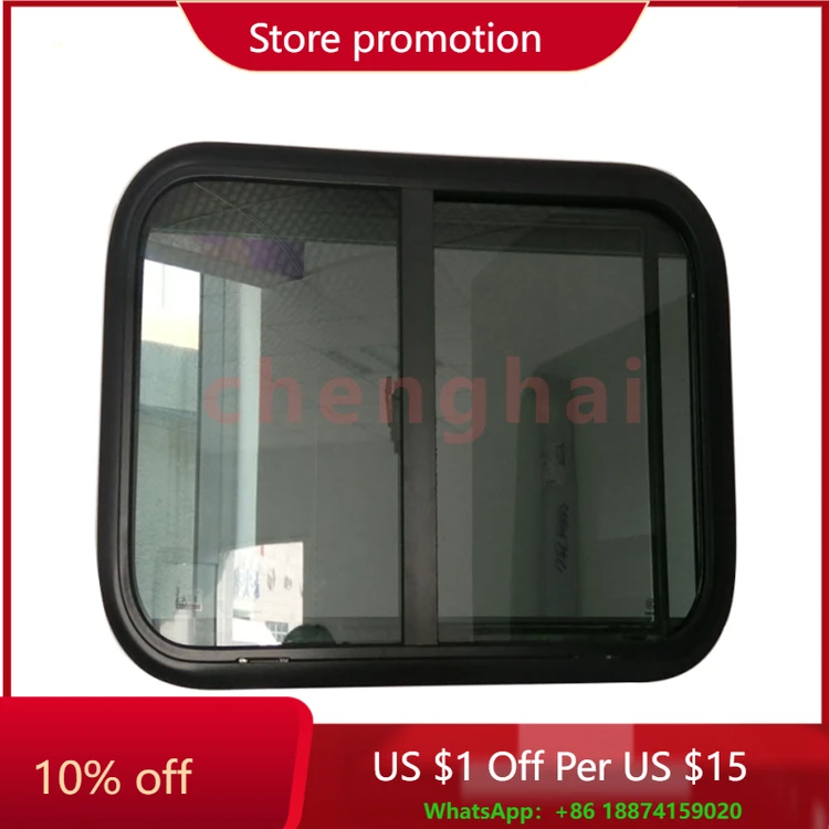 2023 TONGFA superior quality aluminum alloy tempered glass Sliding caravan camper trailer window