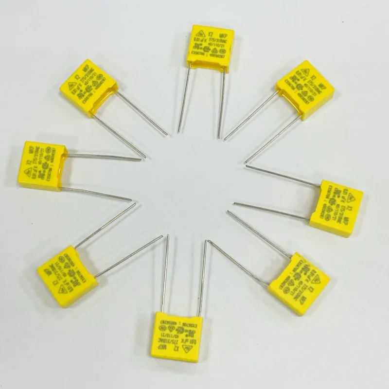 10PCS X2 Safety Capacitor 275VAC 275V Pitch 0.01UF ~ 4.7UF Polypropylene Film Capacitor 10NF 100NF 1UF 2.2UF 3.3UF 4.7UF