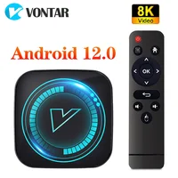 VONTAR TV Box Android 12 Allwinner H618 Quad Core Cortex A53 compatible con vídeo 8K 4K BT Wifi Google reproductor multimedia de voz decodificador