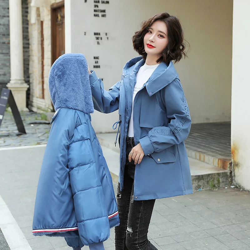 

Parkas Puff Women Womens Fall Drawcord Padded Basic Outwearing Demi-Season Coated Asymmetric Glossy Snap-Button Exquisite Trendy