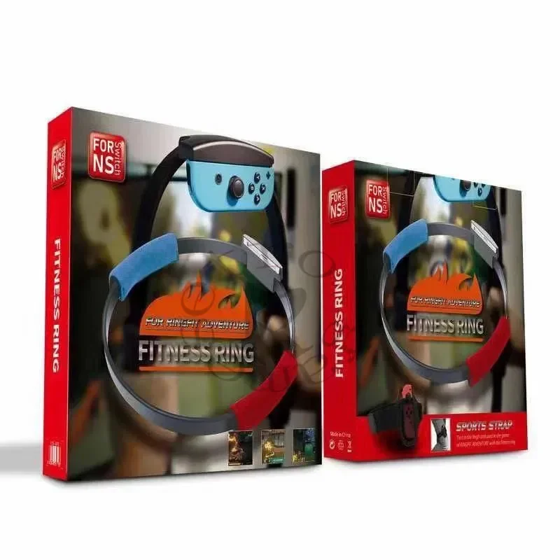 2024 New Adjustable Elastic Leg Strap Sport Band 45cm/60cm Ring  Grips Leg For Switch Joy Ring Fit Adventure Game